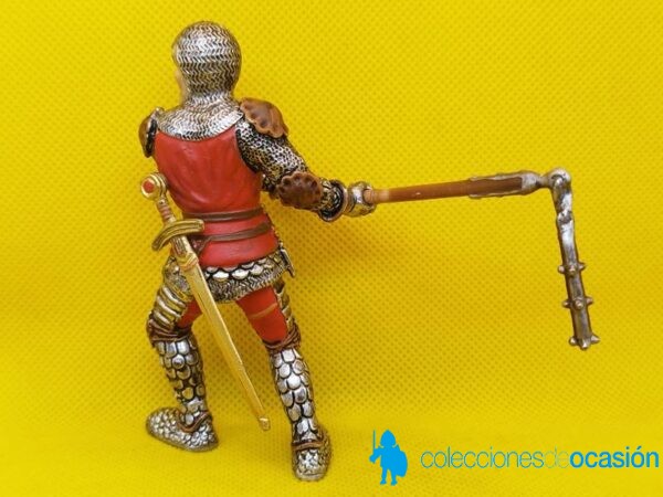 Schleich Soldado medieval con porra tridente REF 70022 - Imagen 4