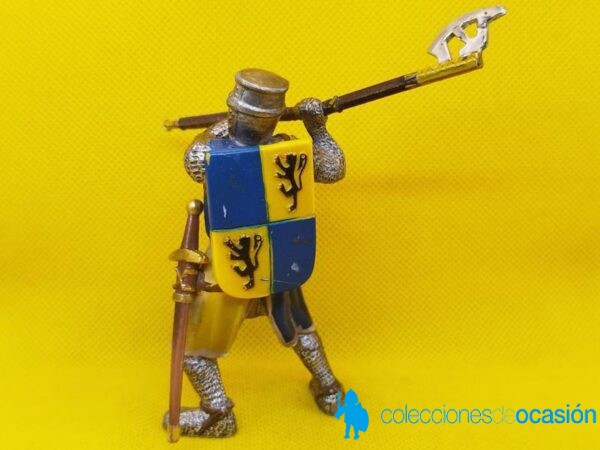 Schleich caballero medieval con hacha REF 70003 - Imagen 4