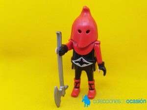 Playmobil Verdugo medieval con capucha roja