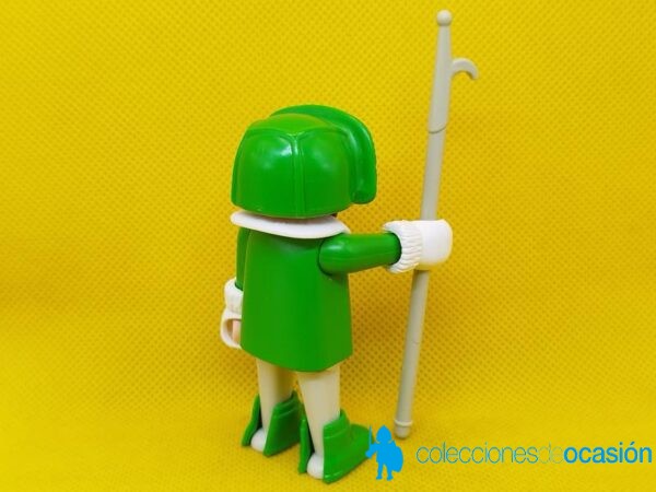 Playmobil Esquimal con gorro y botas verdes, expedición al polo - Imagen 3