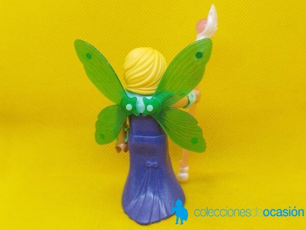 Playmobil Hada rubia con vestido azul y alas verdes - Imagen 3