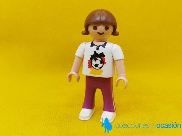 Playmobil Niña con balón en la camiseta, niña city