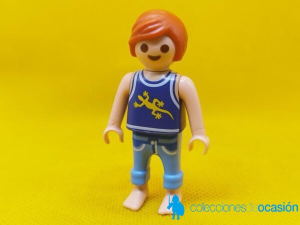 Playmobil Niño pelirrojo descalzo, niño city