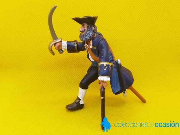 Papo capitán pirata con pata de palo - Imagen 2
