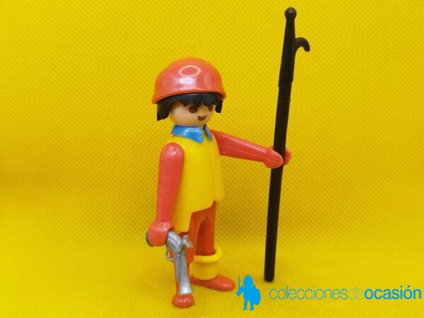 Playmobil Pirata con pata de palo y pañuelo rojo, click de manos fijas - Imagen 2