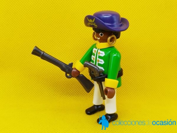 Playmobil Pirata negro con casaca verde - Imagen 2