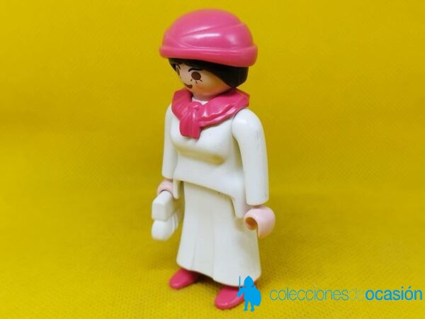 Playmobil Señora de época con vestido blanco, mujer vintage - Imagen 2
