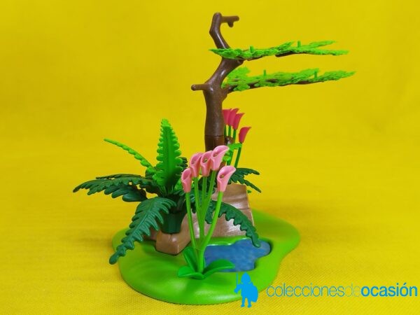 Playmobil Estanque con madriguera y árbol - Imagen 2
