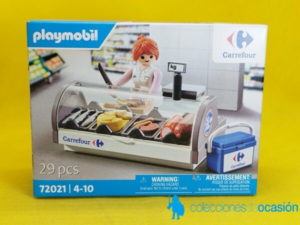 Playmobil Mostrador de productos frescos de Carrefour REF 72021