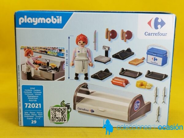 Playmobil Mostrador de productos frescos de Carrefour REF 72021 - Imagen 2