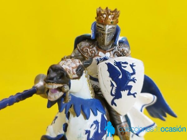 Playmobil Papo rey dragón azul