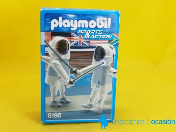 Playmobil Pareja de esgrima, deporte olímpico REF 5195