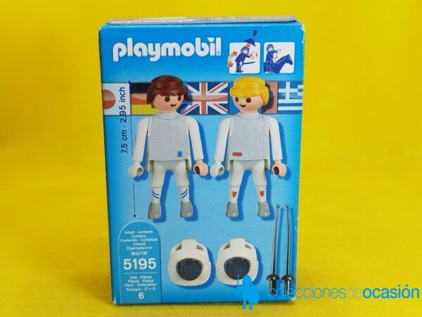 Playmobil Pareja de esgrima, deporte olímpico REF 5195 - Imagen 2