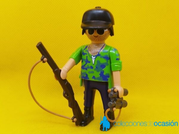 Playmobil Cazador con escopeta, gorra y prismáticos