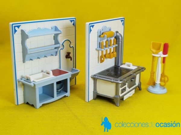 Playmobil Cocina victoriana, mueble para casa de muñecas - Imagen 4