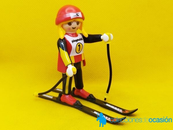 Playmobil Esquiadora con coletas