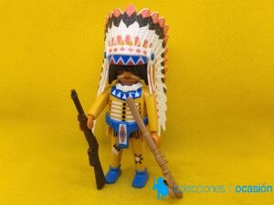 Playmobil Guerrero indio, Jefe indio con pipa de la paz