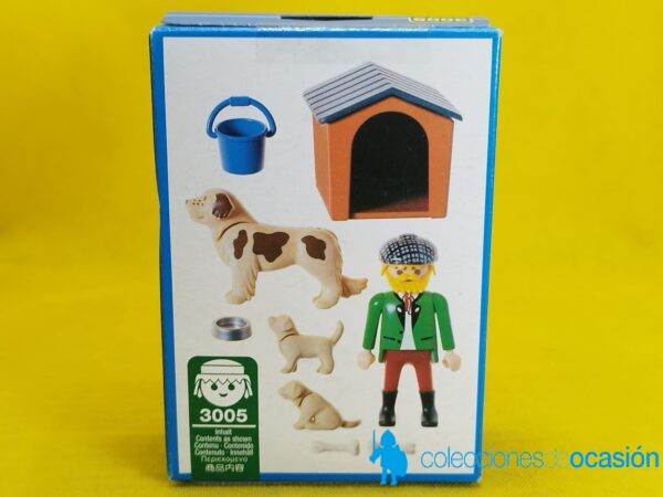 Playmobil Hombre con San Bernardo y cachorros REF 3005 - Imagen 6