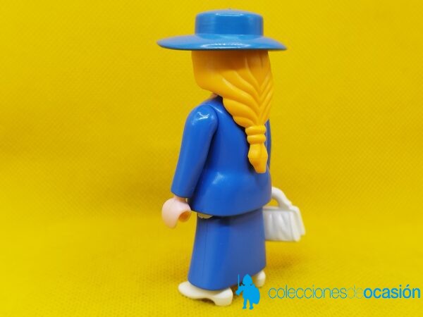 Playmobil Mujer de época con vestido y sombrero azul - Imagen 3
