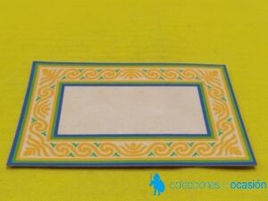 Playmobil Alfombra grande rectangular con boede verde