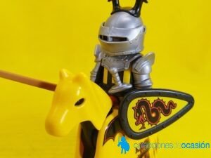 Playmobil Caballero medieval con caballo y armas de torneo