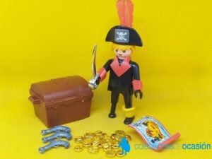 Playmobil Capitán pirata con tesoro REF 3385