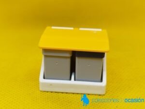 Playmobil Cubos de basura, cubos de reciclaje