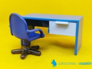 Playmobil Mesa y silla de oficina, escritorio