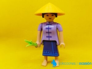 Playmobil Mujer china con sombrero tradicional