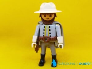 Playmobil Oficial confederado con capa gris, sudista