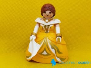 Playmobil Princesa con vestido amarillo, dama victoriana con vestido de gala