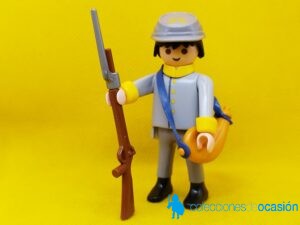 Playmobil Soldado confederado con bota de agua, sudista