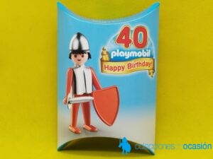 Playmobil Soldado medieval cromado 40 aniversario playmobil