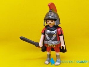 Playmobil Tribuno con armadura y capa negra