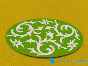 Playmobil Alfombra verde y blanca ovalada