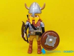 Playmobil Arquero vikingo, guerrero vikingo, colección planeta