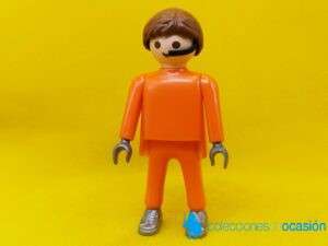 Playmobil Astronauta con mono naranja