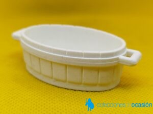 Playmobil Barreño medieval blanco, playmobil color