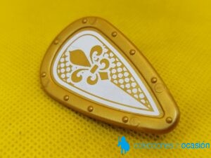 Playmobil Escudo dorado con flor de Lis, armas