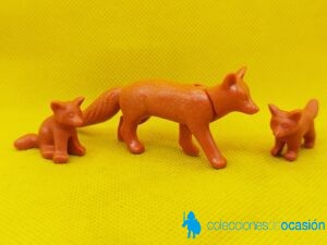 Playmobil Familia de zorros, animales salvajes