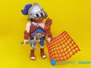 Playmobil Gladiador azul reciario