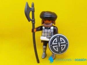 Playmobil Guerrero árabe con hacha larga de combate, moro