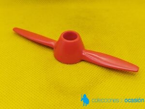 Playmobil Hélice roja, repuesto de avión, pieza