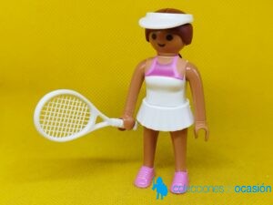 Playmobil Mujer con equipación de tenista, sobre promocional