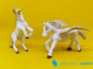 Papo miniaturas de pegaso y unicornio