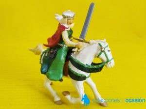 Papo mujer medieval a caballo