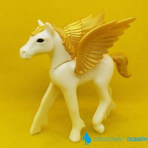 Playmobil Pegaso con alas doradas, animal mitológico