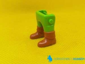 Playmobil Piernas medievales de enano pantalón verde y botas marrones