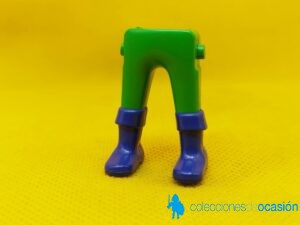 Playmobil Piernas medievales pantalón verde y botas azules