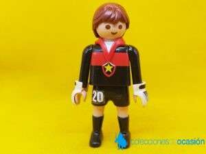 Playmobil Portero de fútbol con equipación negra